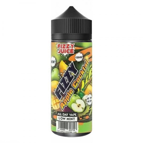 FIZZY APPLE COCKTAIL E LIQUID BY FIZZY JUICE - MOHAWK & CO 100ML 70VG