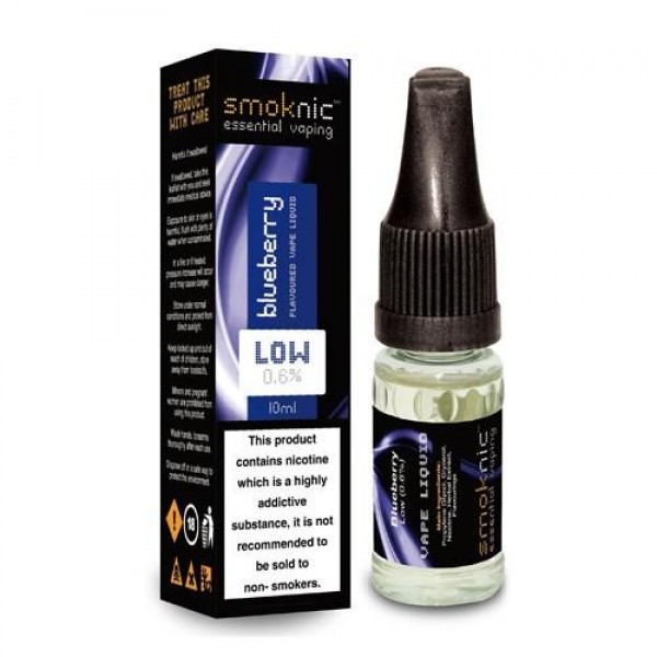 BLUEBERRY E LIQUID BY SMOKNIC 10ML 70VG