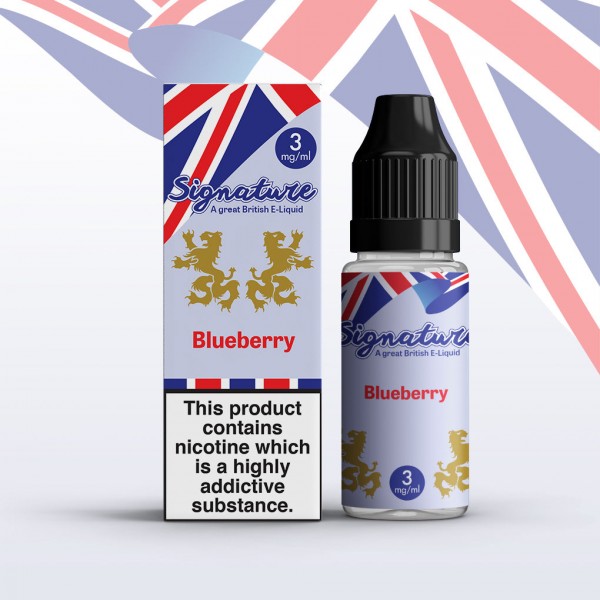 BLUEBERRY E LIQUID BY SIGNATURE 10ML