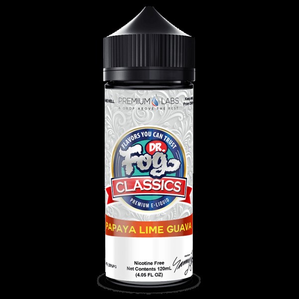 PAPAYA LIME GUAVA CLASSICS E LIQUID BY DR FOG 100M...