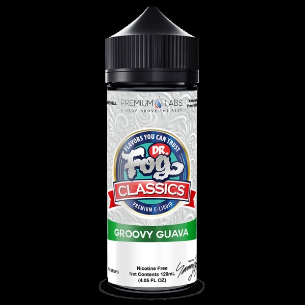 GROOVY GUAVA CLASSICS E LIQUID BY DR FOG 100ML 75V...