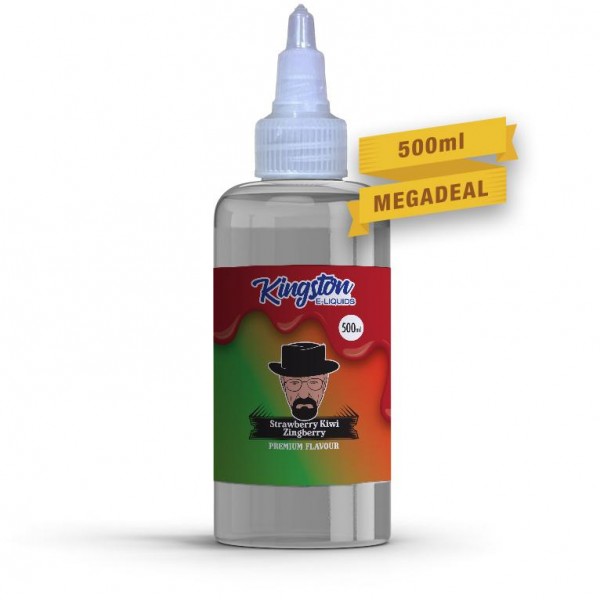 STRAWBERRY KIWI ZINGBERRY E LIQUID KINGSTON ZINGBE...