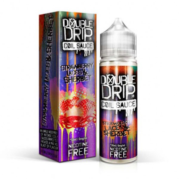 STRAWBERRY LACES AND SHERBET E LIQUID BY DOUBLE DR...