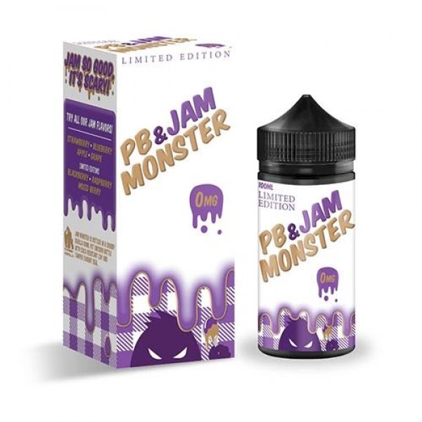 GRAPE LIMITED EDITION E LIQUID BY PB & JAM MON...