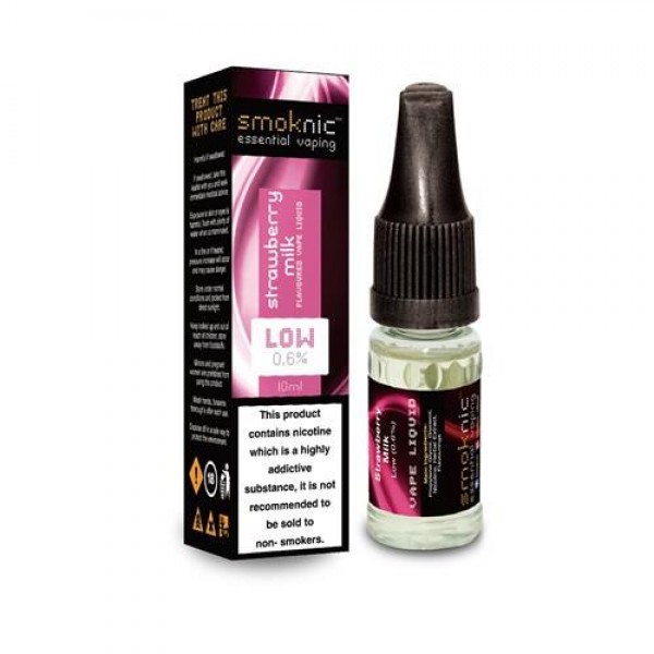 STRAWBERRY MILK E LIQUID BY SMOKNIC 10ML 70VG