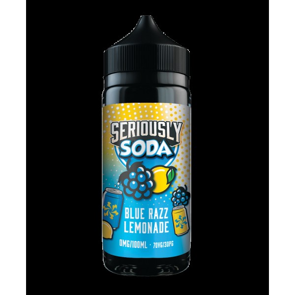 BLUE RAZZ LEMONADE E-LIQUID BY SERIOUSLY SODA / DOOZY VAPE CO 100ML 70VG