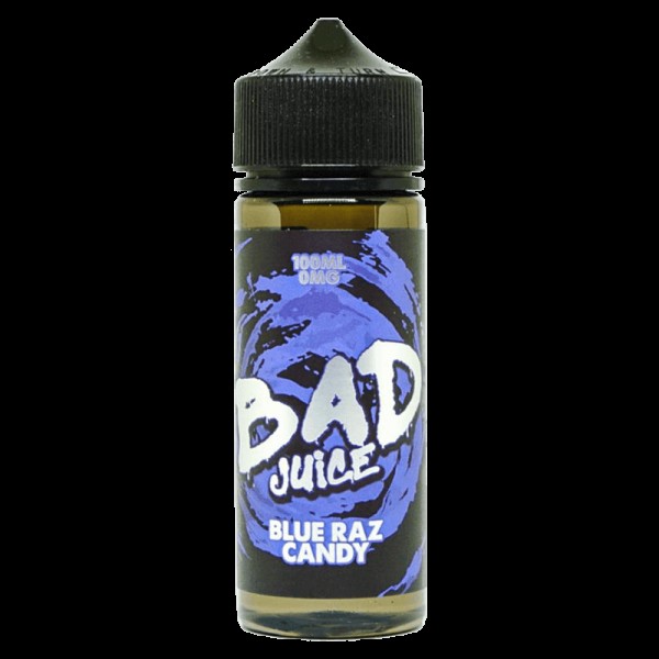 BLUE RAZZ CANDY E LIQUID BY BAD JUICE 100ML 70VG