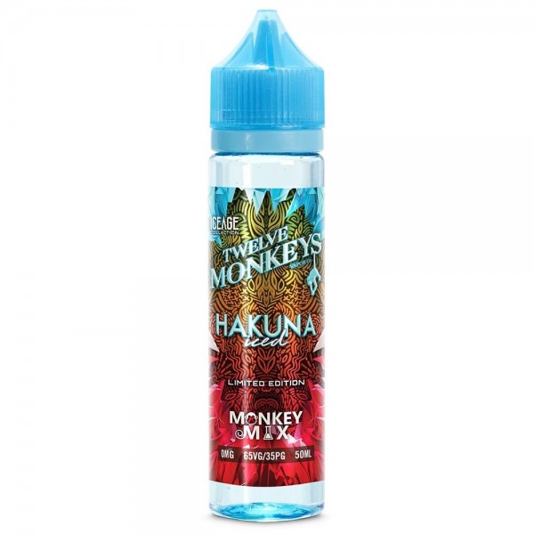 HAKUNA ICED E LIQUID BY TWELVE MONKEYS 50ML 65VG