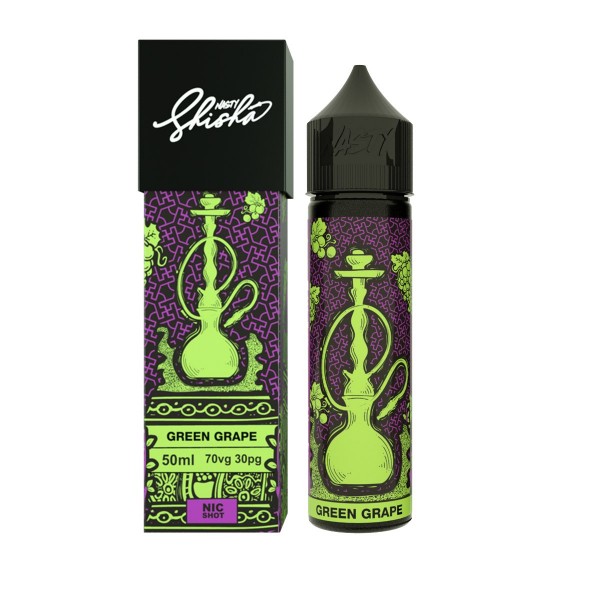 GREEN GRAPE E LIQUID BY NASTY JUICE - SHISHA 50ML ...