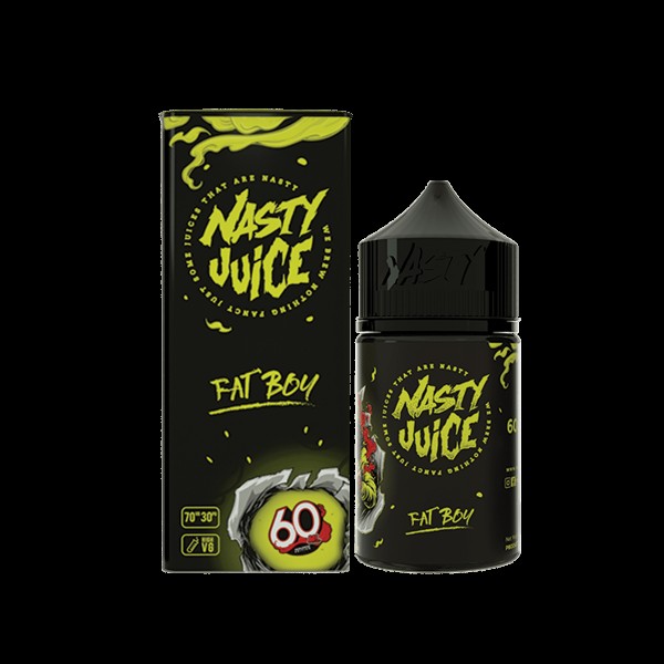 FAT BOY E LIQUID BY NASTY JUICE - 50ML SHORTFILL 5...