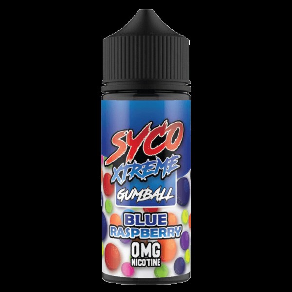 BLUE RASPBERRY E LIQUID BY SYCO XTREME GUMBALL 100...