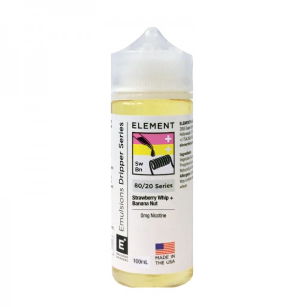 STRAWBERRY WHIP & BANANA NUT BY ELEMENT 100ML ...