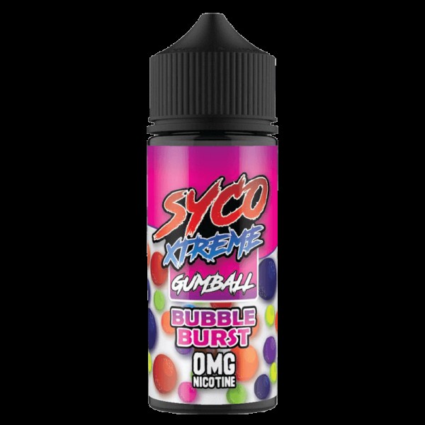 BUBBLE BURST E LIQUID BY SYCO XTREME GUMBALL 100ML...