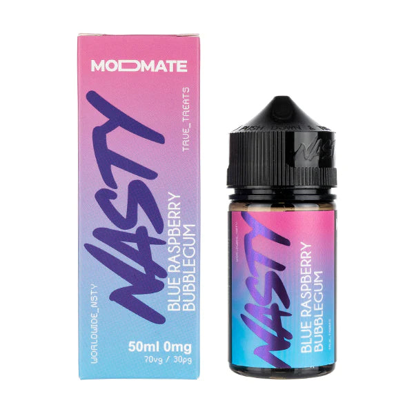 BLUE RASPBERRY BUBBLEGUM E LIQUID BY NASTY JUICE M...