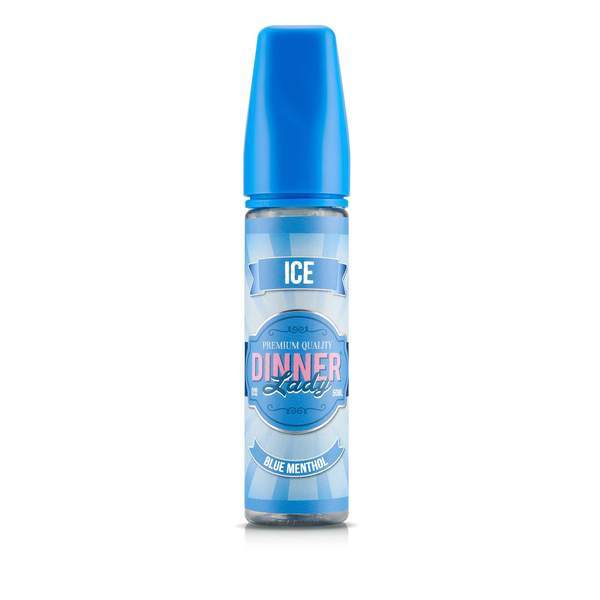 BLUE MENTHOL ICE E LIQUID BY DINNER LADY - ICE 50M...