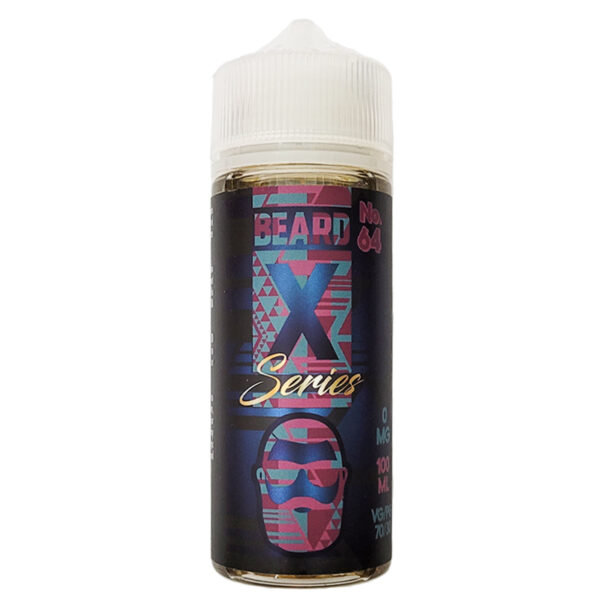 NO.64  X SERIES COTTON CANDY CREAM E LIQUID BY BEARD VAPE CO 100ML 70VG