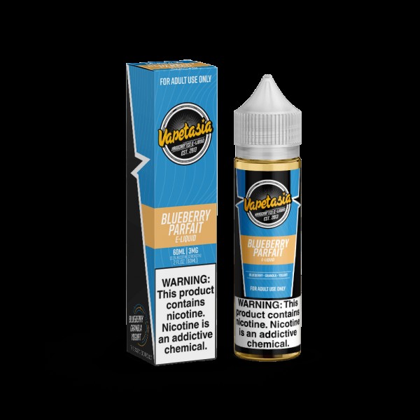 BLUEBERRY PARAFAIT E LIQUID BY VAPETASIA 50ML 70VG