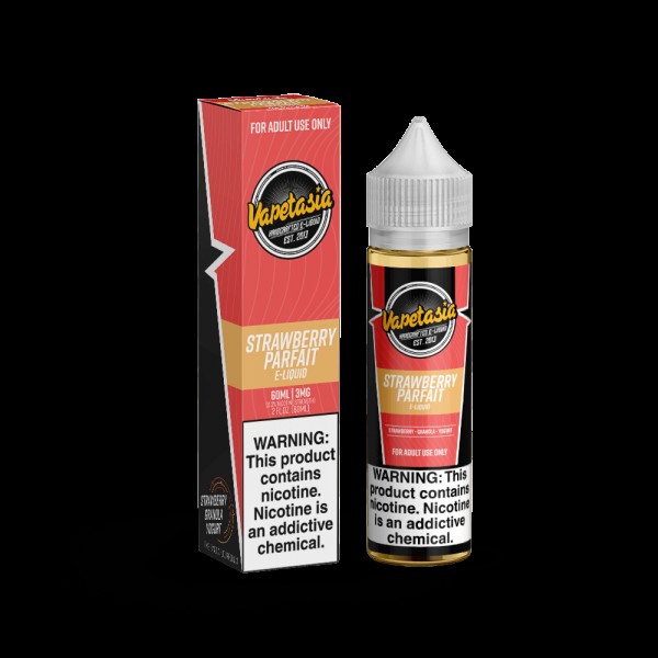 STRAWBERRY PARAFAIT E LIQUID BY VAPETASIA 50ML 70V...