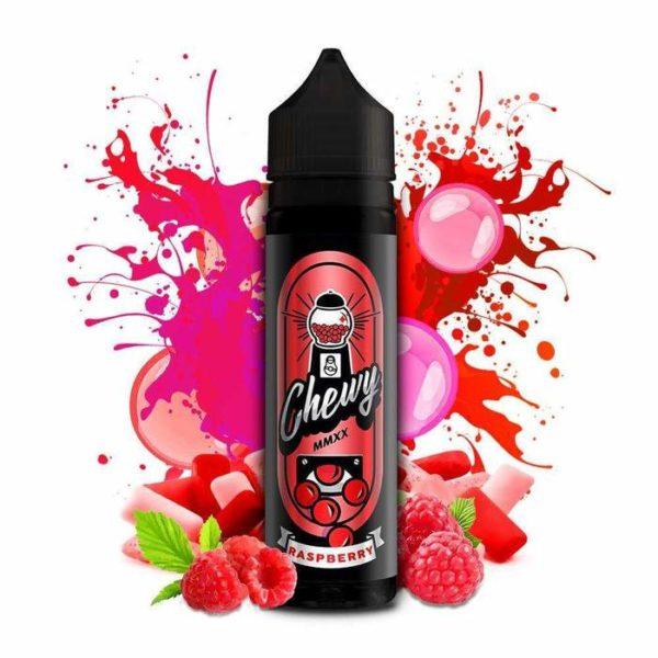 RASPBERRY BUBBLEGUM E LIQUID BY CHEWY 50ML 80VG