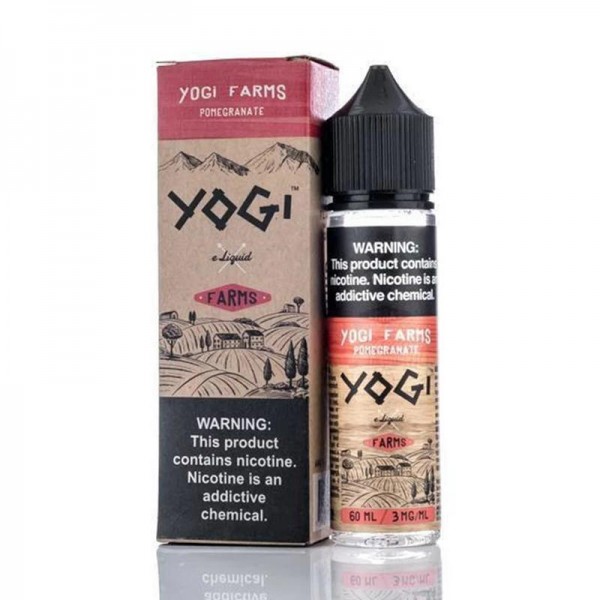 POMEGRANATE E LIQUID BY YOGI FARMS 50ML 70VG