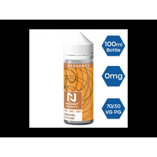 TOFFEENILLA ICE CREAM E LIQUID BY NICOHIT - DESSER...