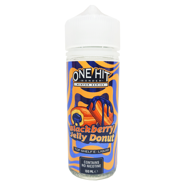 BLACKBERRY JELLY DONUT E LIQUID BY ONE HIT WONDER - WINTER SERIES 100ML 80VG