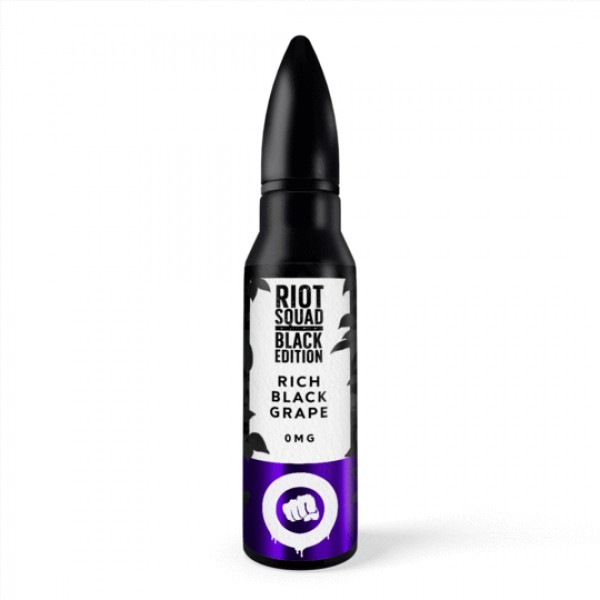 RICH BLACK GRAPE E LIQUID BY RIOT SQUAD BLACK EDIT...