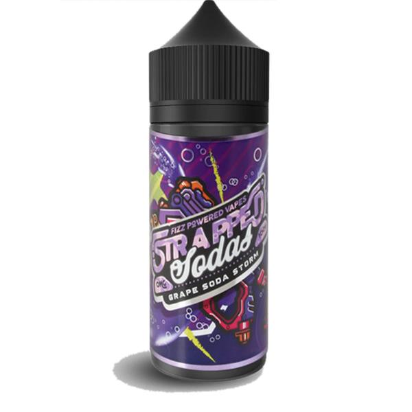 GRAPE SODA STORM E LIQUID BY STRAPPED SODAS 100ML ...