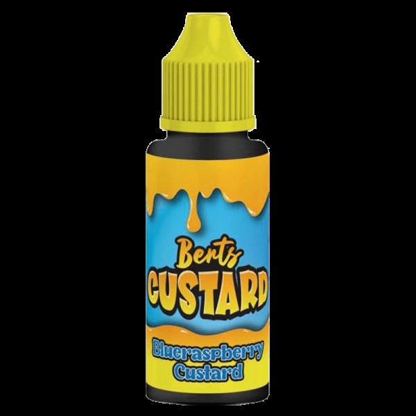 BLUERASPBERRY CUSTARD E LIQUID BY BERT'S CUSTA...