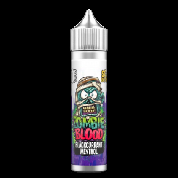 BLACKCURRANT MENTHOL BY ZOMBIE BLOOD 50ML 100ML 50...
