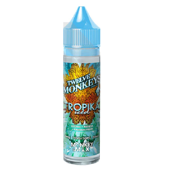 TROPIKA ICED E LIQUID BY TWELVE MONKEYS 50ML 70VG