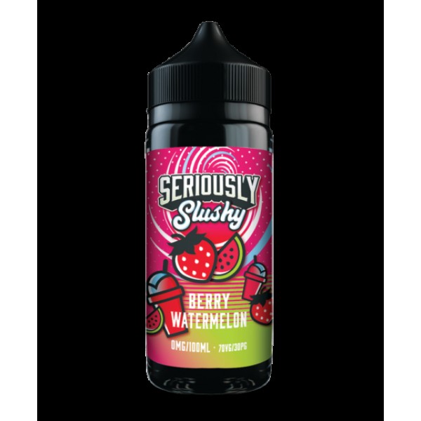 BERRY WATERMELON E-LIQUID BY SERIOUSLY SLUSHY / DOOZY VAPE CO 100ML 70VG