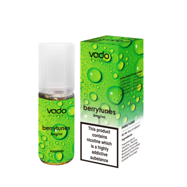 BERRY TUNES E LIQUID BY VADO 10ML- X10 X20 X50