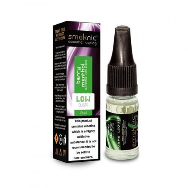 BERRY MENTHOL E LIQUID BY SMOKNIC 10ML 70VG