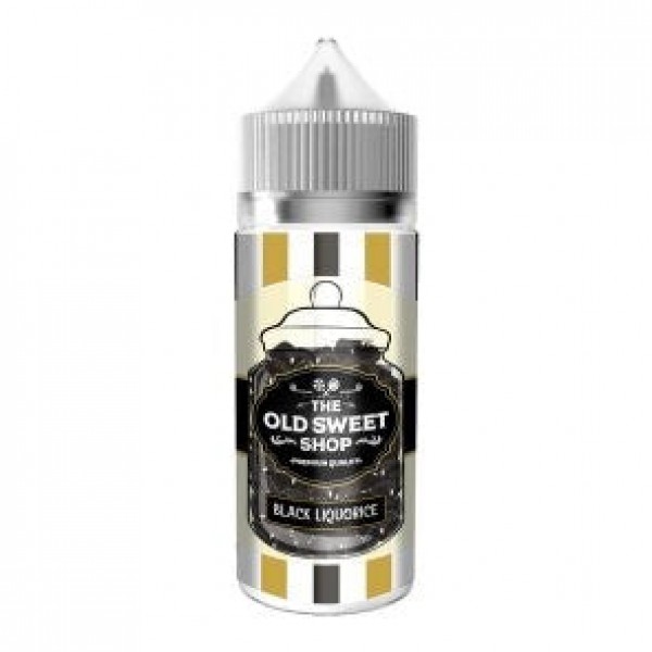 BLACK LIQUORICE  E LIQUID BY THE OLD SWEET SHOP 100ML 50VG