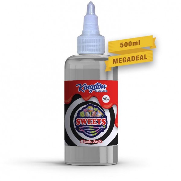 BLACK JACK E LIQUID KINGSTON SWEETS 500ML 70VG