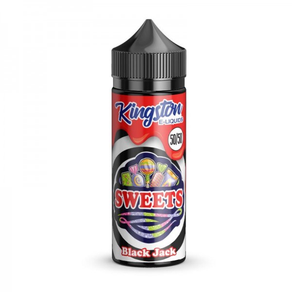 BLACK JACK E LIQUID KINGSTON 50/50 SWEETS 100ML 50...