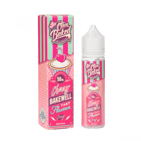 CHERRY BAKEWELL TART E LIQUID BY OHM BAKED 50ML 70...