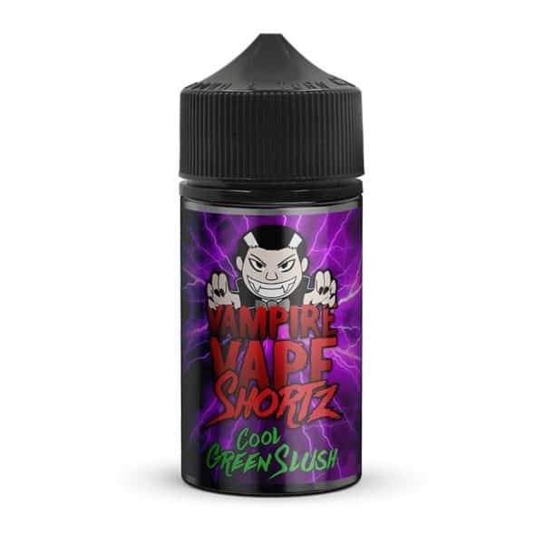 COOL GREEN SLUSH E LIQUID BY VAMPIRE VAPE SHORTZ 50ML 70VG