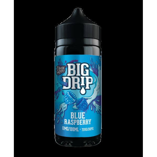 BLUE RASPBERRY E LIQUID BY BIG DRIP - DOOZY VAPE 100ML 70VG