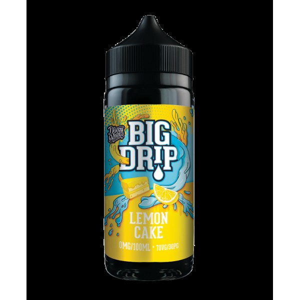 LEMON CAKE E LIQUID BY BIG DRIP - DOOZY VAPE 100ML...