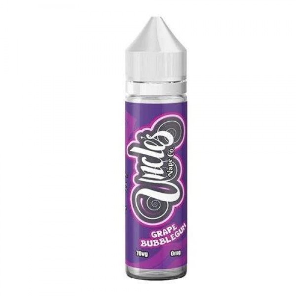 GRAPE BUBBLEGUM E LIQUID BY UNCLES VAPE CO 50ML 70...