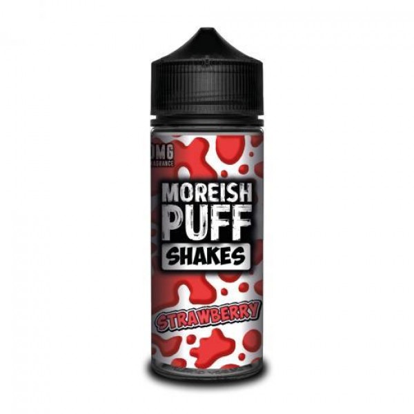 STRAWBERRY E LIQUID BY MOREISH PUFF - SHAKES 100ML...