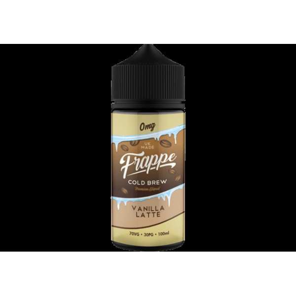 VANILLA LATTE E LIQUID BY FRAPPE 100ML 70VG