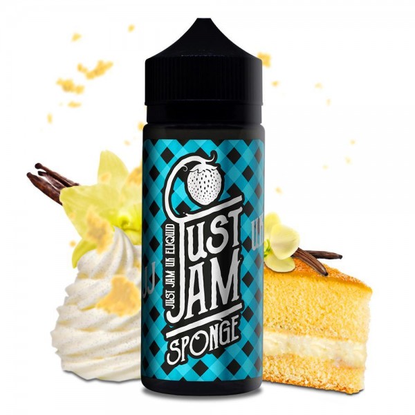 VANILLA E LIQUID BY JUST JAM - SPONGE 100ML 80VG