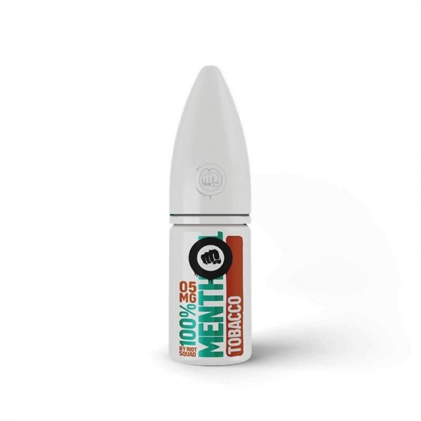 TOBACCO NICOTINE SALT E-LIQUID BY RIOT SQUAD 100% ...