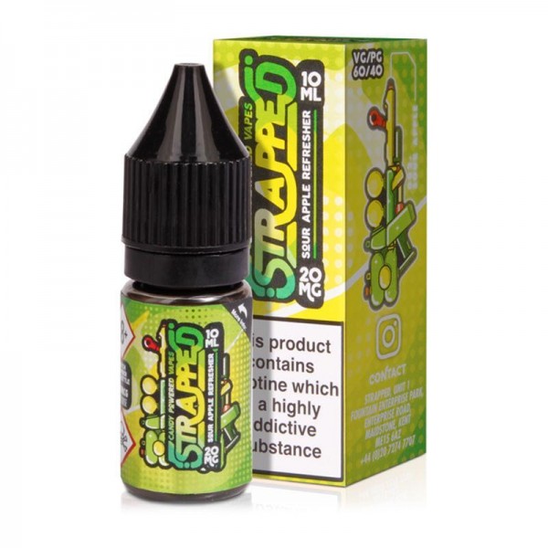 SOUR APPLE REFRESHER NICOTINE SALT E-LIQUID BY STR...