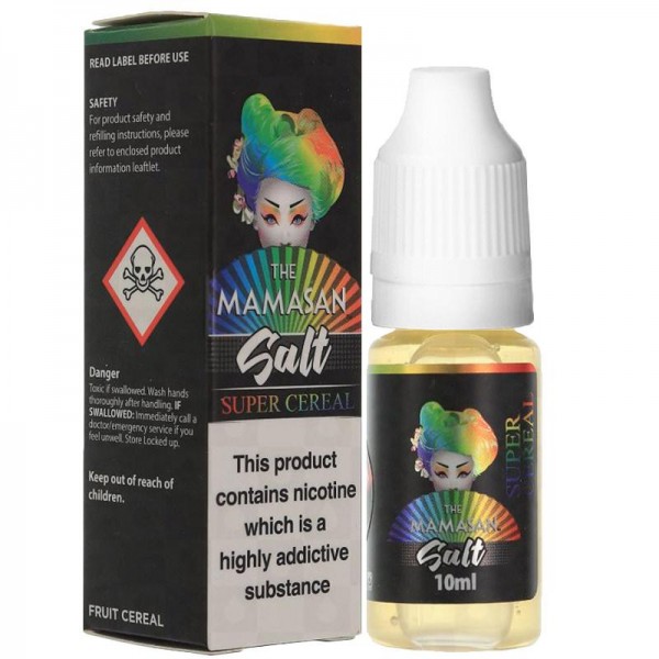 SUPER CEREAL NICOTINE SALT E-LIQUID BY THE MAMASAN...