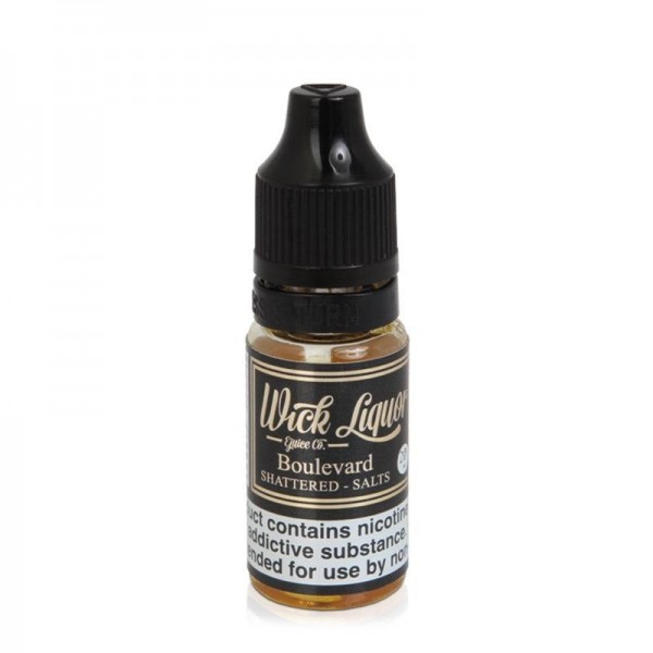 BOULEVARD SHATTERED NICOTINE SALT E-LIQUID BY WICK...