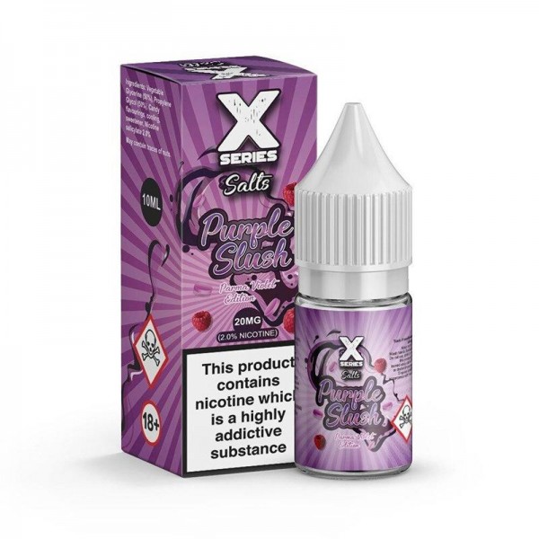 PURPLE SLUSH NICOTINE SALT E-LIQUID BY X SERIES SA...